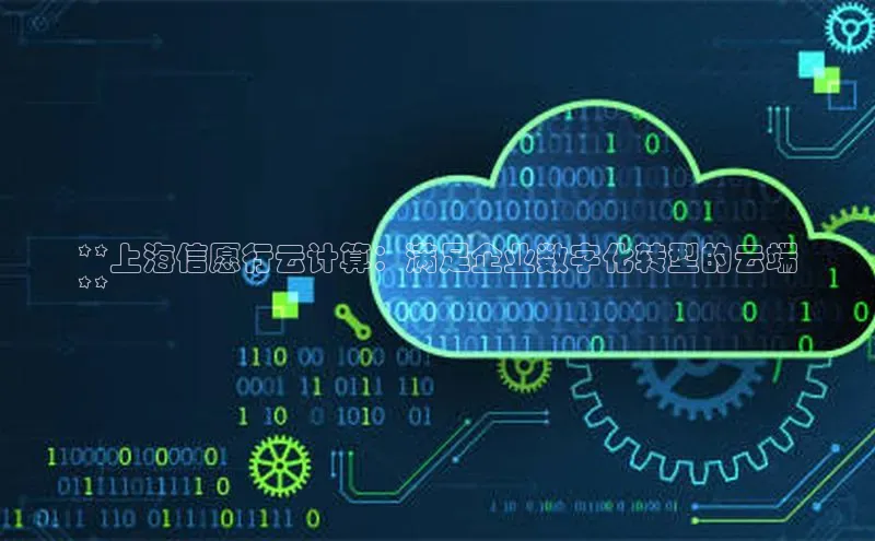 金年会官方网站入口汉得信息**上海信愿行云计算：满足企业数字化转型的云端
**