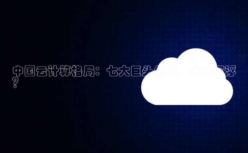 金年会诚信信誉至上雷柏科技中国云计算格局：七大巨头领航，谁主沉浮
？