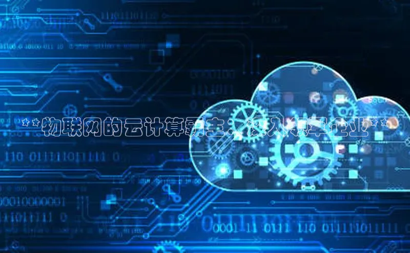 金年会官方网站入口百度手机卫士**物联网的云计算霸主：深入领军企业**