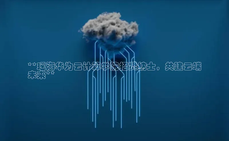 金年会电子游戏app诸葛科技**瑶海华为云计算学院招贤纳士，共建云端
未来**